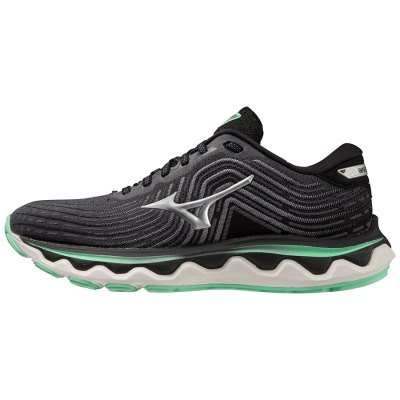 Zapatillas Para Correr Mizuno WAVE Horizon 6 Mujer - Negros / Plateados / Verdes - Chile M450ZVJNXB